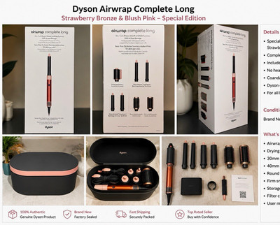 Dyson Airwrap Complete Long Multi Styler Special Edition Pink/Bronze 30/40mm