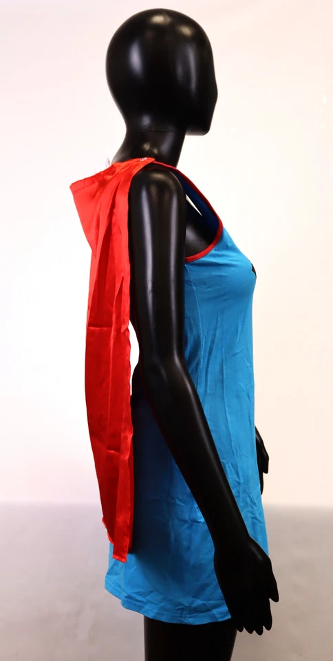 Rubies Costume Co Mujer S Supergirl Vestido sin mangas con capa Disfraz Pequeño 6-10 Foto 4 de 4