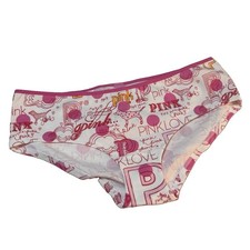 NWT VICTORIA'S SECRET PINK M POLKA DOT DOG CLOUD VINTAGE RARE BIKINI PANTIES