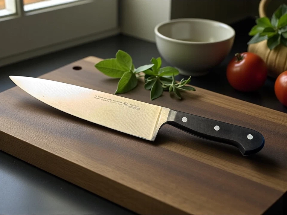 Juego de cuchillos clásicos de 6 piezas ED WUSTHOF DREIZACKWERK *De colección* deshuesado de chef de los años 60 Foto 4 de 4