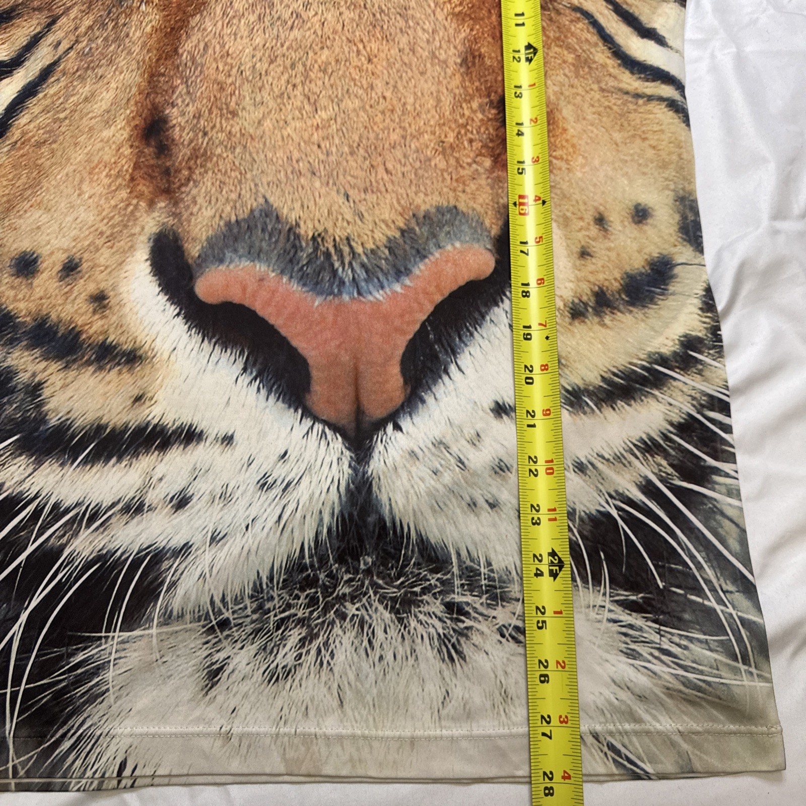 *Get A Life*  Tiger Double Sided Print Graphic T Shirt image 4