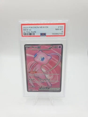 Pokémon Mew EX TCG 193/165 Scarlet & Violet 151 PSA 8