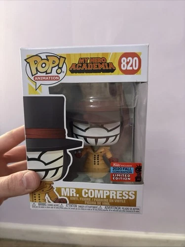 Funko Pop! My Hero Academia Mr. Compress #820 2020 Fall Convention Exclusive