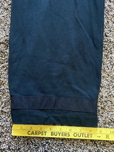 Vintage Polo Ralph Lauren Cargo Pants Mens size L Black 100% Cotton Knit - Picture 8 of 15