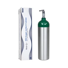 440L Oxygen Capacity Dynarex Resp-O2 M15 Oxygen D-Cylinder with CGA 870 Toggle