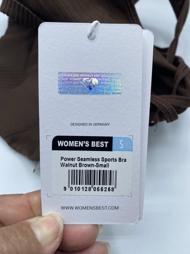Womens Best Power Seamless Sports Bra Walnut Brown- Size Small - Picture 17 of 17