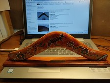 Boomerang Australiano Dipinto A Mano