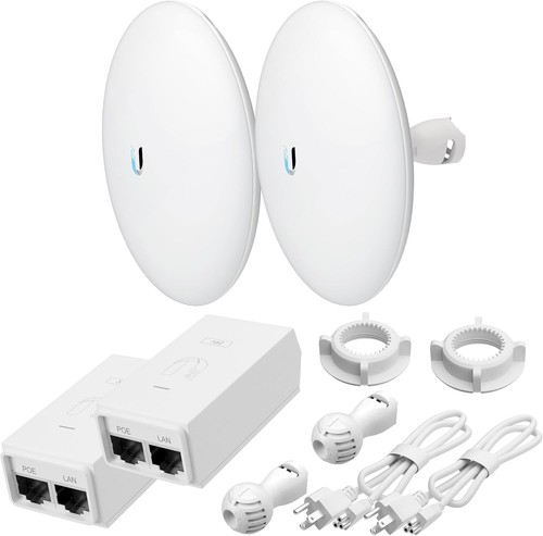 Wireless Bridge NBE-5AC-GEN2 Pacchetto di 2 Preconfigurato, Point to Point Wi-Fi Br