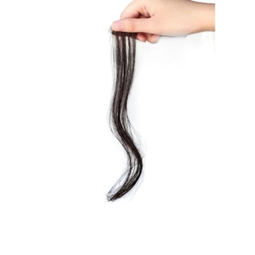 Clip in Forehead Synthetic Hair Bangs Front Side Long Wavy Bangs Women - Bild 8 von 14