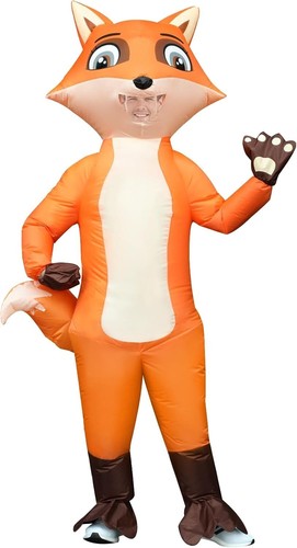 Costume Gonfiabile Leggero per Uomo e Donna - Completo Volpe Divertente per Eventi - Foto 3 di 8