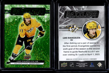 2023-24 Upper Deck Series 2 Green Dazzlers #DZ-54 Luke Evangelista