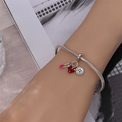 KUNSIR Dangle Charms Clothing Design Pendant Beads For Pando Bracelets Necklaces - Picture 3 of 6
