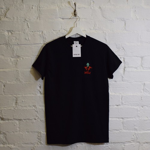 Michael Jackson Thriller Embroidered Black Tee T-shirt by Actual Fact - Picture 3 of 3