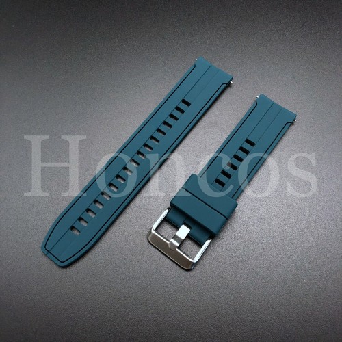 20-22MM Soft Silicone Rubber Watch Band Strap Fits For IWC Quick Release Bar - Picture 18 of 57