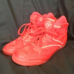 red reebok shoes womens