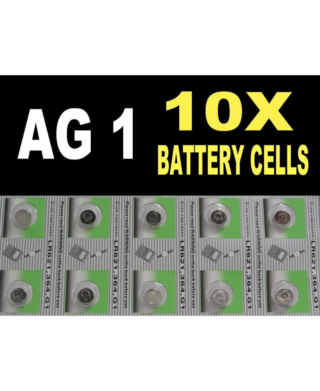 AG1 LR621 G1 Watch Battery Coin Cells Button Batteries Alkaline UK Seller New B4