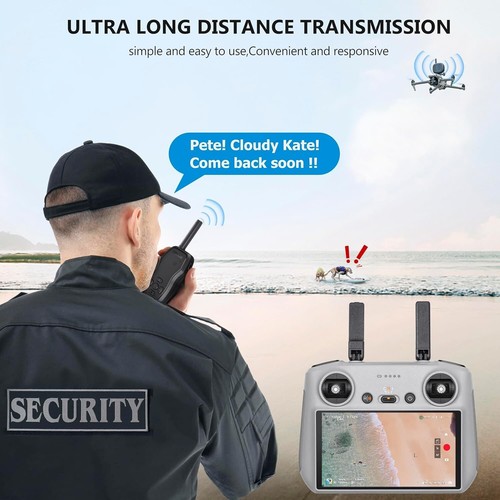 Premium Ultra-Long-Range Speaker & Walkie-Talkie Kit Compatible with DJI Drones - Picture 3 of 8