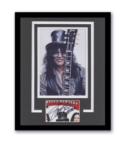 Slash Guns N' Roses GNR Autograph Signed 11x14 Framed Photo Display ACOA