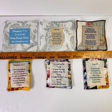 Lote único de 6 edredones de oración artesanales