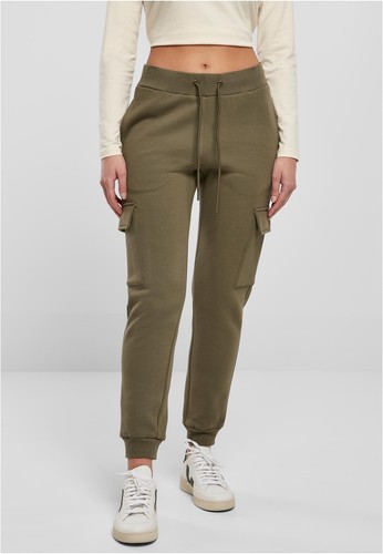 Urban Classics Ladies Cargo Sweat Pants Cargohose Kordelzug Bündchen Fleece - 第 24/55 張圖片