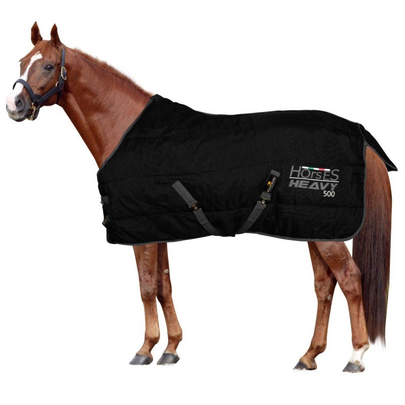 Couverdeure de box Heavy 500 negro 135CM Couverdeure de box Heavy 500 negro 135CM