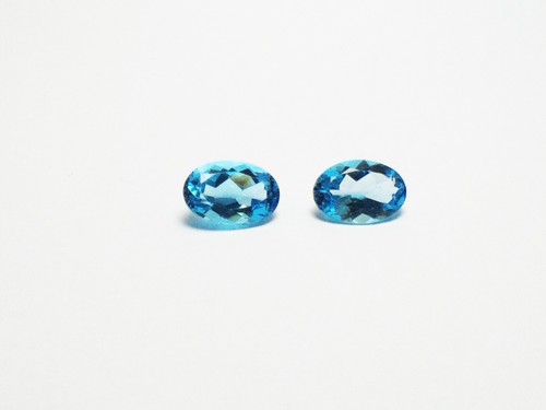 16 CT FINE COSMIC BLUE TOPAZ PAIR 10X15 MM NR - Picture 5 of 6