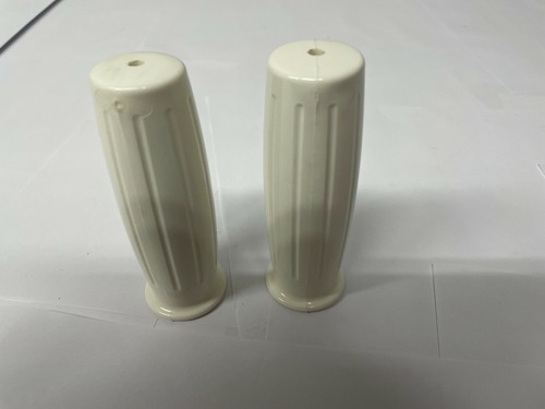 Empuñaduras cortas blancas estilo clásico Kawasaki 7/8" manillar 115MM largo - Imagen 4 de 4