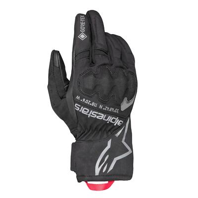 Alpinestars Crestone Gore-Tex wasserdichte Winter Motorrad Handschuhe Thermo schwarz