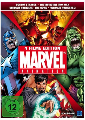 Marvel Animation 4 Filme Edition [4 DVDs] NEU OVP