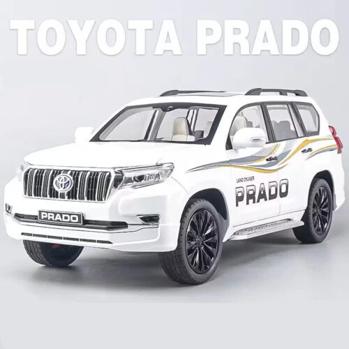 1:18 Toyota Prado Land Cruiser SUV Diecast Auto Modell Sound Licht Kinder Spielzeug Geschenk - Bild 25 von 26