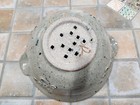 Studio Art Pottery Colander Handmade Shade of Cobalt Blue Signed — photo 4
