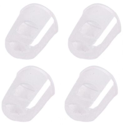 4 Stück Silikon Fingerspitzenschutz Fingerschutz Hüllen Gitarre Bass Fingerspitze
