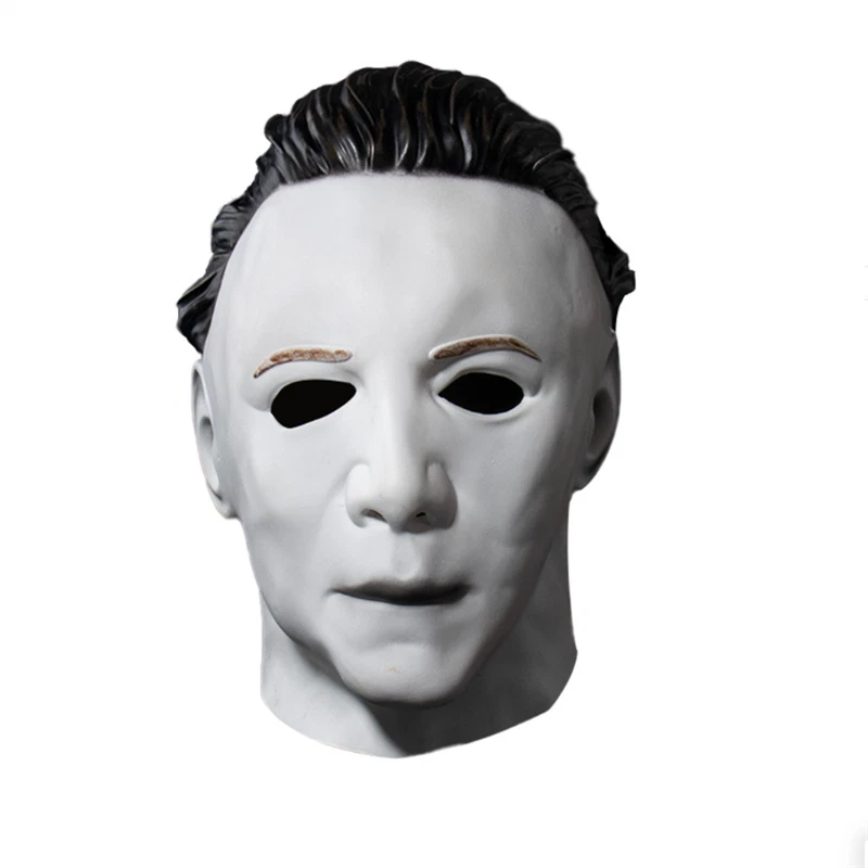 Máscara Mayor de Halloween Cosplay utilería Michael Miles Terror Tocado Máscara de Látex Lo último Foto 4 de 4