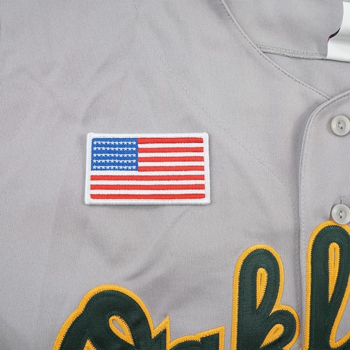 Camiseta deportiva para hombre Jose Canseco Oakland Athletics 1990 Serie Mundial gris carretera (S-3XL) - Imagen 4 de 6