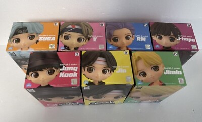 BANPRESTO - TinyTAN Qposket Aカラー7種セット BTS TinyTAN Q Posket Figure Set of 7 Complete Set Banpresto