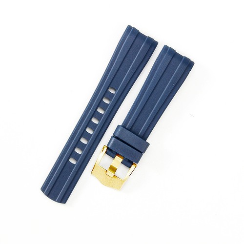 Correa de reloj de silicona de goma impermeable premium extremo curvo para Omega 20 mm - Imagen 14 de 16