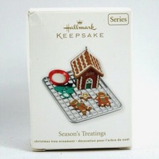 Hallmark Keepsake Ornament 2011 - Season's Treatings Gingerbread on a Rack QX873