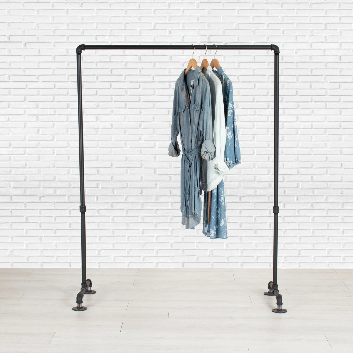 Industrial Pipe Clothing Rack by William Robert's Vintage - 36 Wide