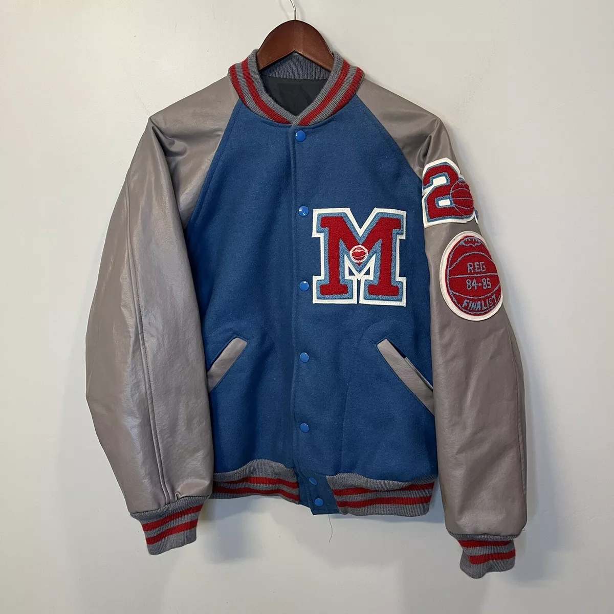 Blue Lv Varsity Jacket - William Jacket