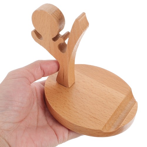 Mobile Phone Holder Office Decor Phones Holders Smartphone Stand Wood - 第 6/10 張圖片