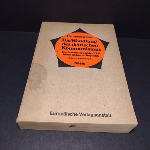 Die Wandlung des deutschen Kommunismus, Hermann Weber -German Paperback 1969 - Picture 6 of 16
