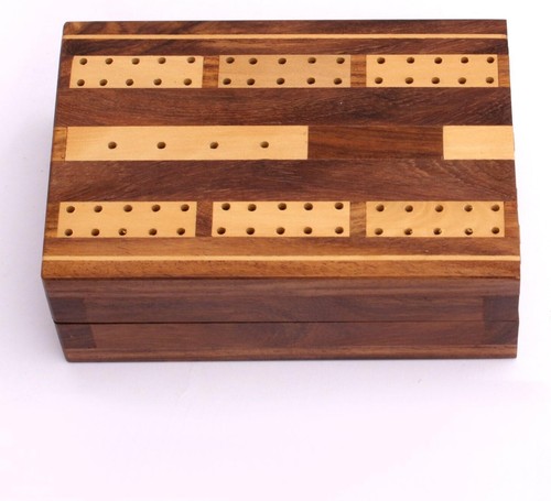 Fair Trade Folding Cribbage Board with Cards