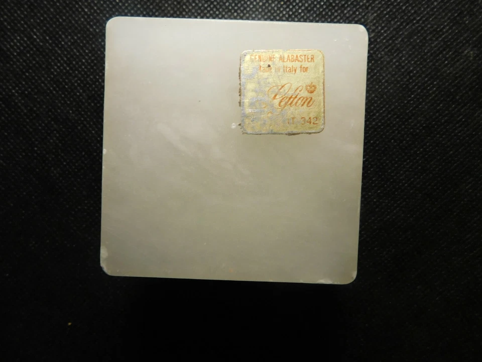 ¡HECHO EN ITALIA PARA CAJA DE BARATIJAS DE ALABASTRO GENUINA LEFTON! FF538DXX Foto 2 de 4