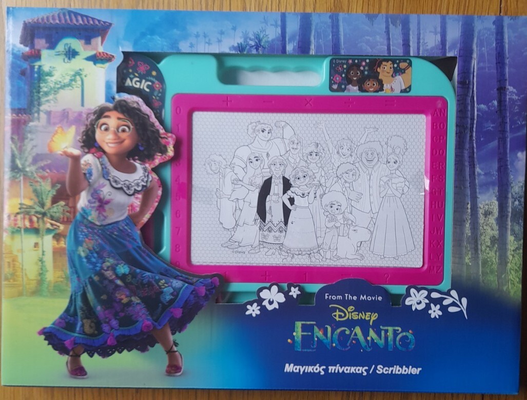 Disney Encanto Magnetic Scribbler Pad &Pen Kids Magic Drawing Board Educational