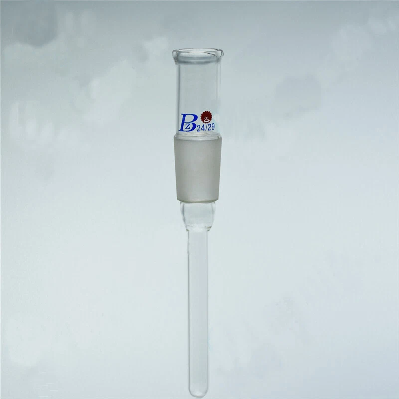 24/29,Glass Thermometer Adapter,100mm Stem,Wide Open Mouth,Lab Glassware - Image 3 of 4