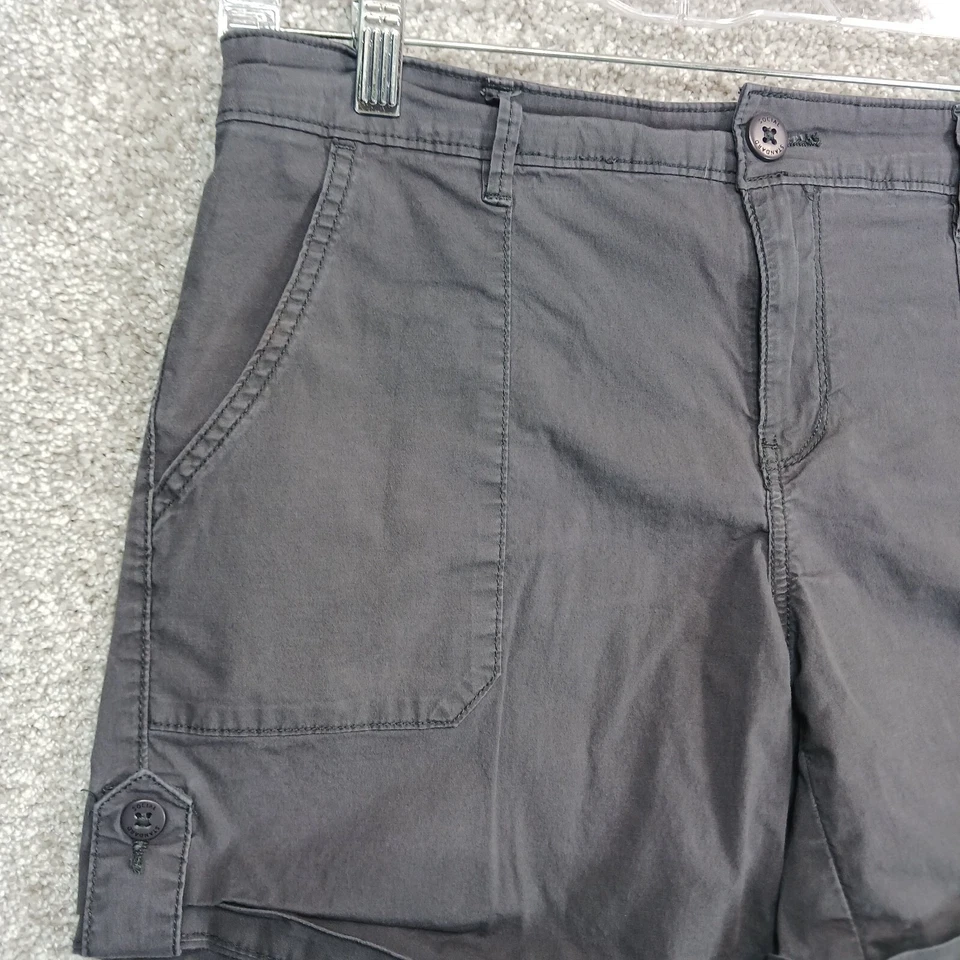 Pantalones Cortos Social Standard By Sanctuary Para Mujer S Gris Utilidad Puños Cintura Elástica Foto 2 de 4