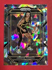 2023 Panini Prizm WNBA Ice Prizm Parallel #3 Jasmine Thomas Los Angeles Sparks