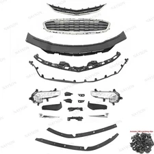 For Malibu 2016-18 Grilles/Bumper Support Brackets/Lower Cover/Daytime Fog Light