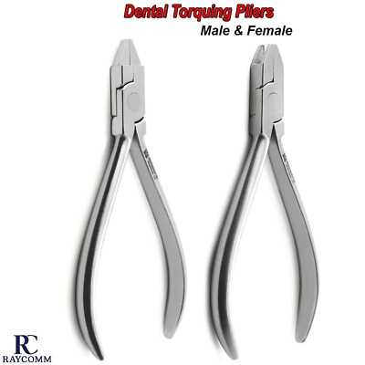 Dental Torquing Pliers Ligature Wire Bending Male Female Dental KFO Instruments