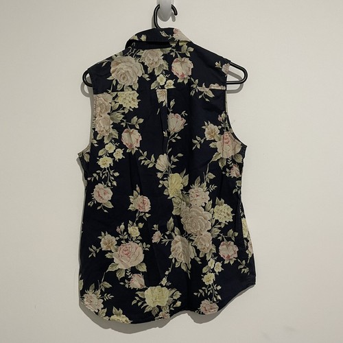 ASSEMBLY Womens Sleeveless Button up Floral Top Size 8 Casual - Picture 4 of 5